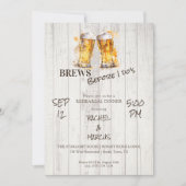 Invitation Brews Before I Do's Beers Rehearsal Dinner (Devant)