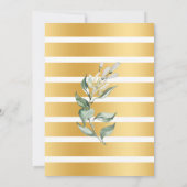 Invitation Brews & Wine avant de faire Fête des mariées verte (Dos)