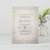 Invitation Brick blanc noir + Mariage blanc (Debout devant)