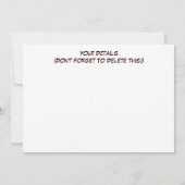 INVITATION BRICKS (Dos)