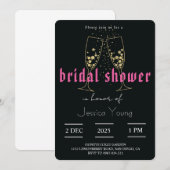 Invitation Bridal Bash & Cocktail Call (Devant / Derrière)