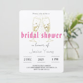 Invitation Bridal Bash & Cocktail Call bridal (Debout devant)