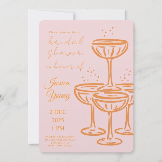 Invitation Bridal Bash & Cocktail Call bridal  (Devant)
