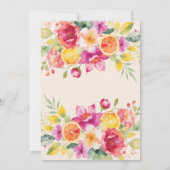 Invitation Bridal brunch Floral Citrus Bridal shower  (Dos)