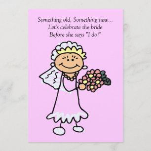 Invitation bridal.girl.ai, quelque chose vieille, quelque