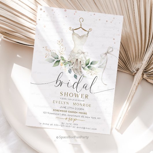 Invitation Bridal shower Bachelorette Party  Brunch Sage
