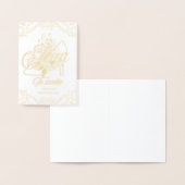 Invitation Bridal Shower Oro (Affichage)