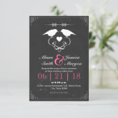 Invitation Bride and Bride - Lesbian wedding (Debout devant)