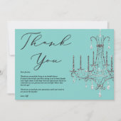 Invitation Bride and Co Lustre Bleu Merci (Devant)