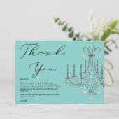 Invitation Bride and Co Lustre Bleu Merci (Debout devant)