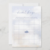 Invitation Bride Bingo Cloud 9 jeu de Fête des mariées (Devant)