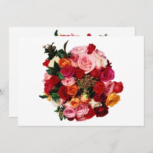 Invitation Bride Bouquet (Devant / Derrière)