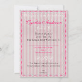 Invitation BRIDE & Bridesmaids Lingerie Pink Shower Party (Dos)
