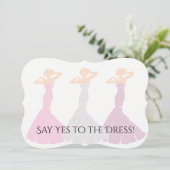 Invitation BRIDE & CO Be My Bridesmaid Shopping (Debout devant)