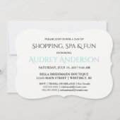 Invitation BRIDE & CO Black & White Bridesmaid ShParty (Dos)
