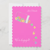 Invitation BRIDE & CO Candy Hearts Engagement Partie Douche (Devant)