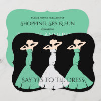 BRIDE & CO Green Be My Bridesmaid