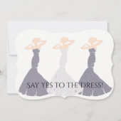 Invitation BRIDE & CO Lavender Be My Bridesmaid Brid Party (Devant)