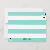 Invitation Bride Co Little Black Robe Turquoise Blue Douche P (Dos)