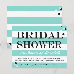 Invitation Bride Co Little Black Robe Turquoise Blue Douche P