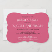 Invitation BRIDE CO Rose Fête de l'mariée Be My Bridesmaid Pa (Dos)