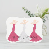 Invitation BRIDE CO Rose Fête de l'mariée Be My Bridesmaid Pa (Debout devant)