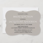 Invitation BRIDE CO Silver Champagne Bridesmaid (Dos)