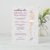 Invitation Bride dentelle en culottes Lingerie Douche (Debout devant)