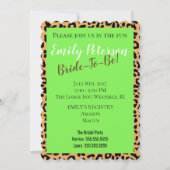 Invitation BRIDE Dernier Fling avant Ring Bachelorette Party (Dos)
