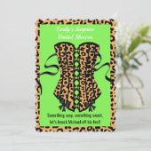 Invitation BRIDE Dernier Fling avant Ring Bachelorette Party (Debout devant)