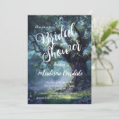 Invitation Bride Enchanted Forest Oak Tree Fairy Lights (Debout devant)