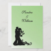 Invitation Bride et Groom Green (Dos)