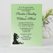 Invitation Bride et Groom Green (Debout devant)