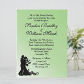 Invitation Bride et Groom Green (Debout devant)