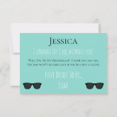 Invitation BRIDE Glam Célébrez Tiara Party Soyez ma servante  (Dos)