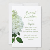 Invitation Bride Hydrangea Limelight / Wedding shower (Devant)