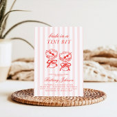 Invitation Bride in a Tini Bit Pink Martini Bridal Shower