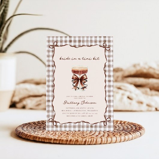 Invitation Bride in a Tini Bit Rustic Bridal Shower