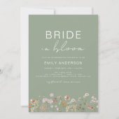 Invitation Bride in Bloom Wildflower Bridal Shower (Devant)