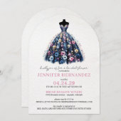Invitation Bride in Bloom Wildflowers Bridal Shower (Devant / Derrière)