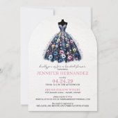 Invitation Bride in Bloom Wildflowers Bridal Shower (Devant)
