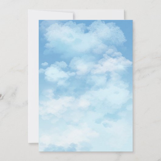 Invitation Bride Is On Cloud Nine Bridal Shower (Dos)