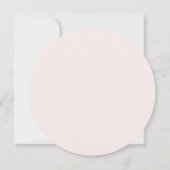 Invitation Bride ronde Blush Tropical Palm Folid (Dos)