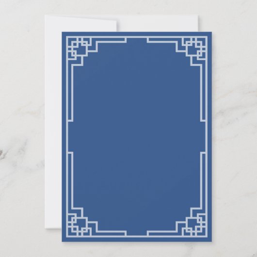 Invitation Bride rose rose pâle Chinoiserie Ginger Jar (Dos)