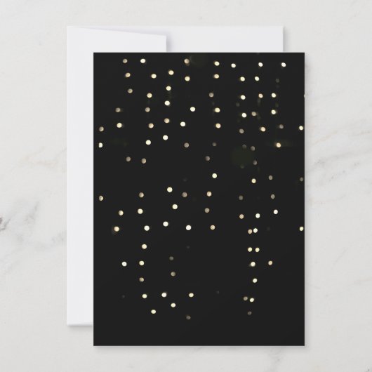 Invitation Bride Spark Metallic Sepia Black Confetti Fuchsia (Dos)
