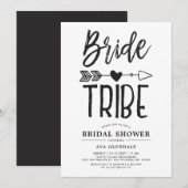 Invitation Bride Tribe | Réception de mariage Script (Devant / Derrière)