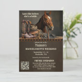Invitation Brides Dernier Ride Nashville Bachelorette Week-en (Debout devant)