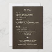 Invitation Brides Dernier Ride Nashville Bachelorette Week-en (Dos)