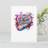 Invitation Brides Maids Wedding Bachelorette Party (Debout devant)