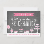 Invitation  | Bridesmaid (Devant)